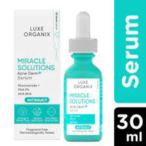 Picture of LUXE ORGANIX MIRACLE SOLUTIONS ACNE DERM+ SERUM